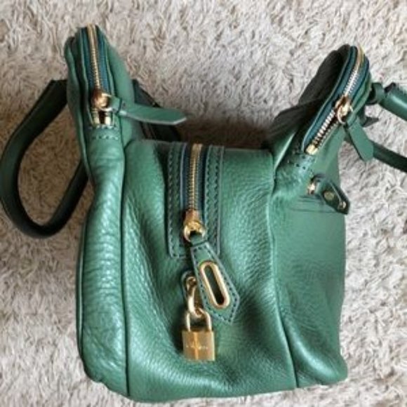 NWT Cole Haan pebbled leather small travel duffel - Picture 4 of 6